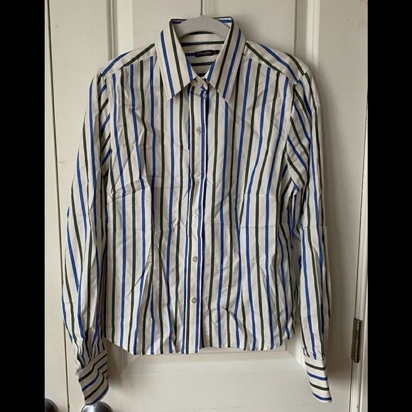 J. McLaughlin Long Sleeve Button-Down Shirt - Picture 1 of 4